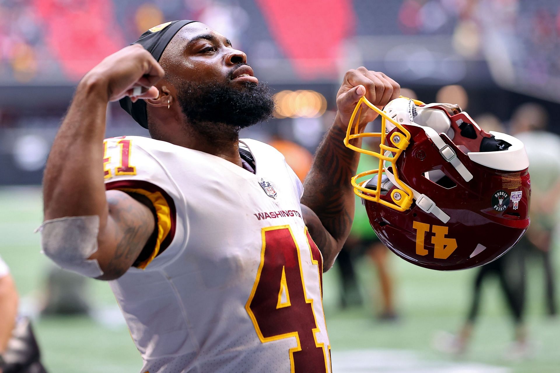 JD McKissic has had more receiving yards than rushing yards